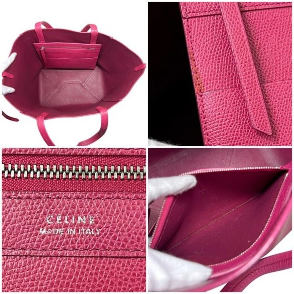 Celine Tote Cabas Phantom Small Pink Large Leather - Picture 3 of 10